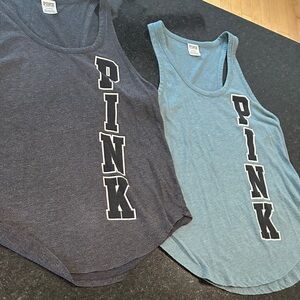 PINK Victoria's Secret Tank Tops - Green and Gray
